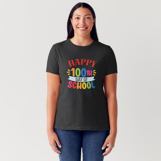 Custom T-Shirt Design for 100th Day of School, Special Occasions, or Everyday Wear, AKM-100
