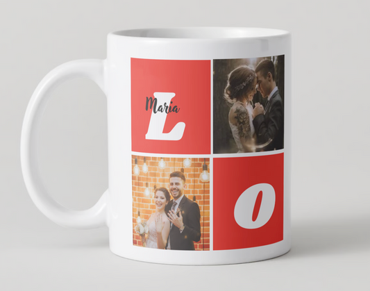 Customized Gift Mug, Front & Back Designs, Full Size Design, Ceramic Mug for Parent, Friend, Teen, Mom, Dad, AKM-M